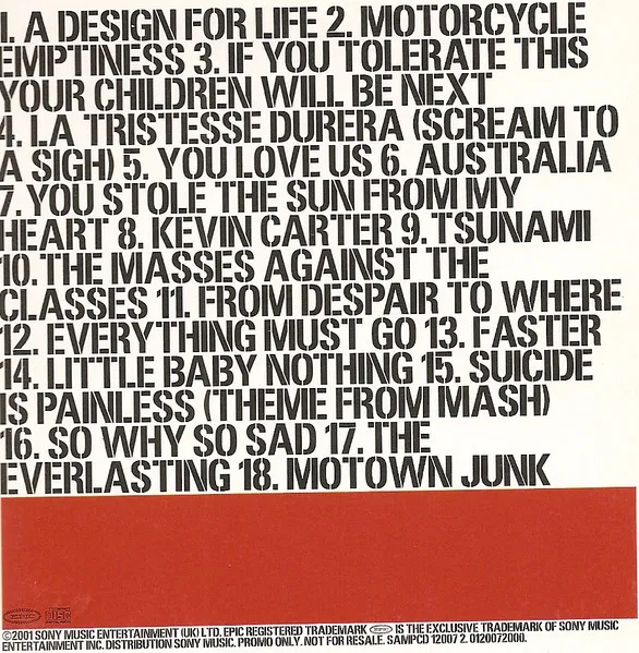 Forever Delayed Album Sampler (A Selection Of Tracks From The Forthcoming Greatest Hits Album)