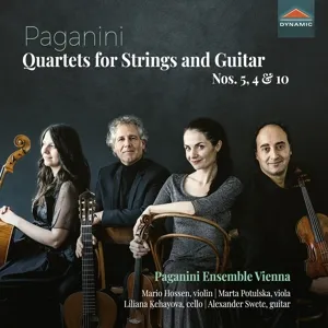 Paganini: Quartets For Strings and Guitar Nos. 5, 4 & 10