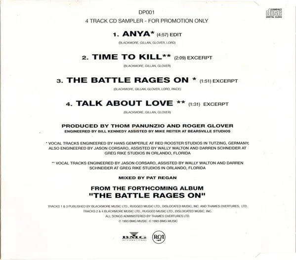 4 track CD Sampler