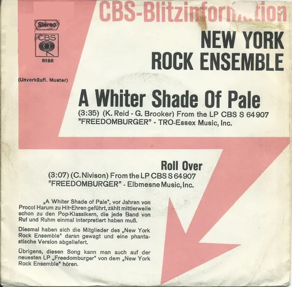 A Whiter Shade Of Pale