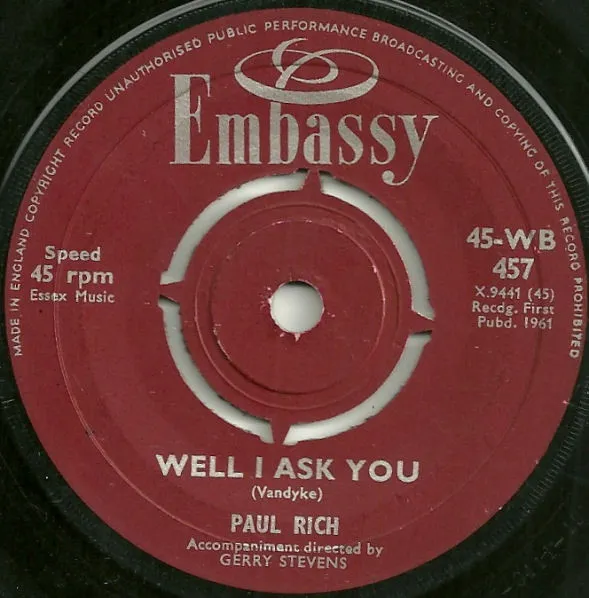 Well I Ask You / Running Scared