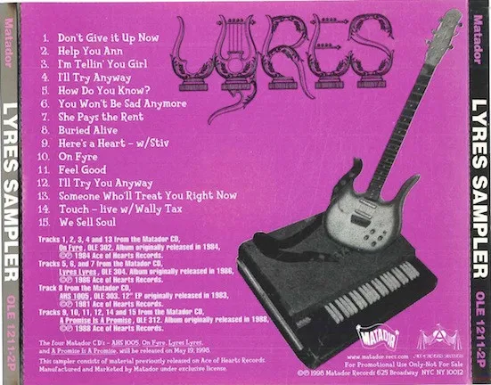 Lyres Sampler