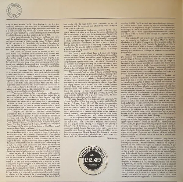 Klavierquintett A-dur Op. 81 = Piano Quintet In A = Quintette Pour Piano-La Majeur / Bagatellen, Op. 47