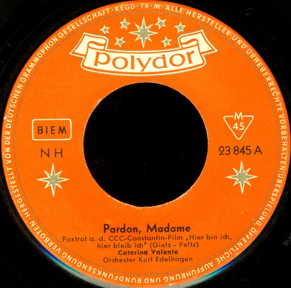Pardon, Madame / Ein Bißchen Pompadour