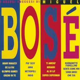 I Grandi Successi Di Miguel Bosé