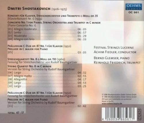 Klavierkonzert Nr.1 f.Klavier & Trompete