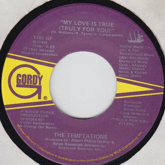 My Love Is True (Truly For You)