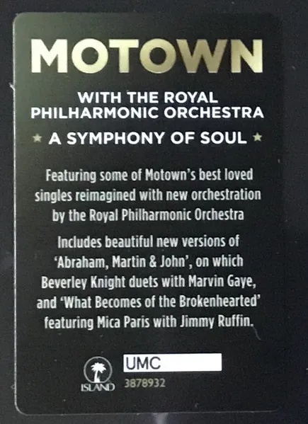 Motown: A Symphony Of Soul (180g)