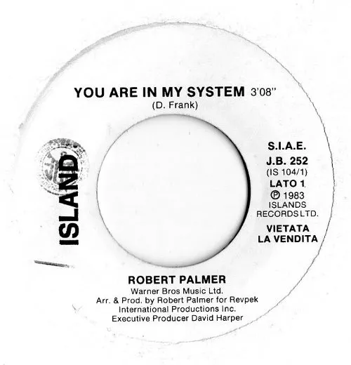 You Are In My System / Blue Millionaire