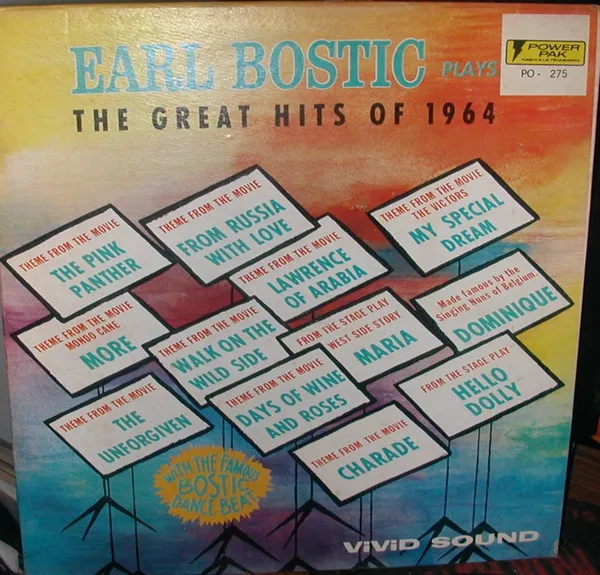 Earl Bostic Plays The Great Hits Of 1964