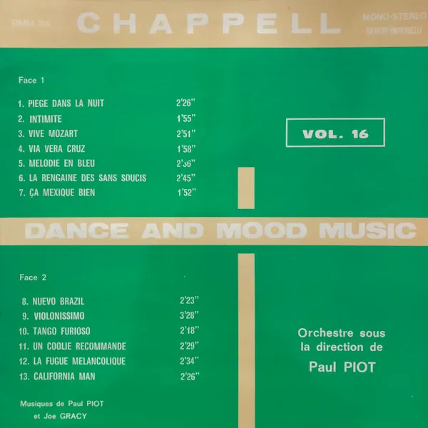 Dance And Mood Music Vol. 16