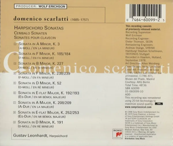 Harpsichord Sonatas