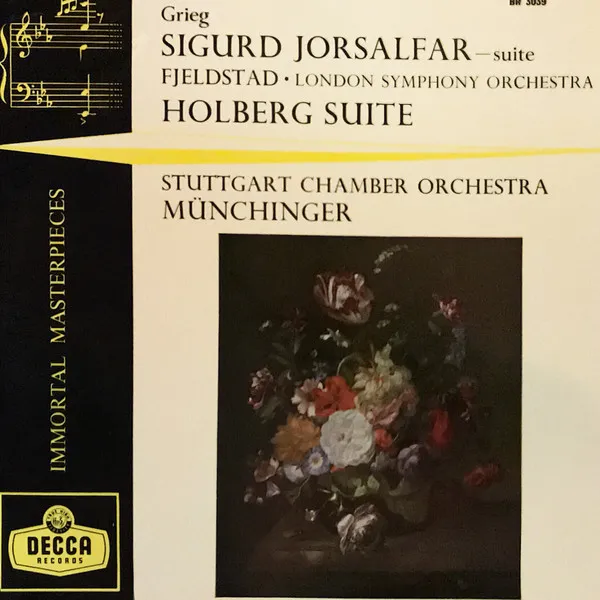 Sigurd Jorsalfar - Suite / Holberg Suite