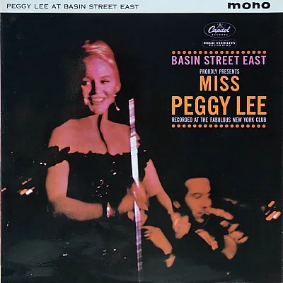 Peggy Lee At Basin Street East