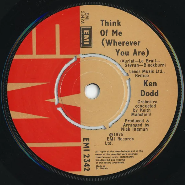 Think Of Me (Wherever You Are)