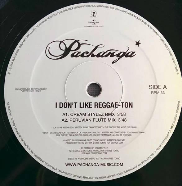 I Don't Like Reggae-Ton