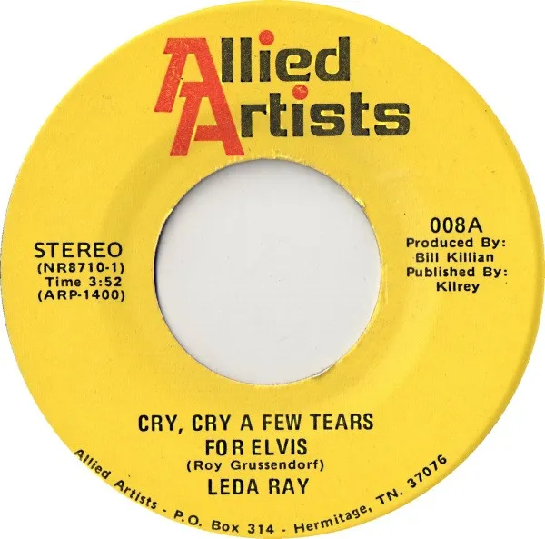 Cry, Cry A Few Tears For Elvis