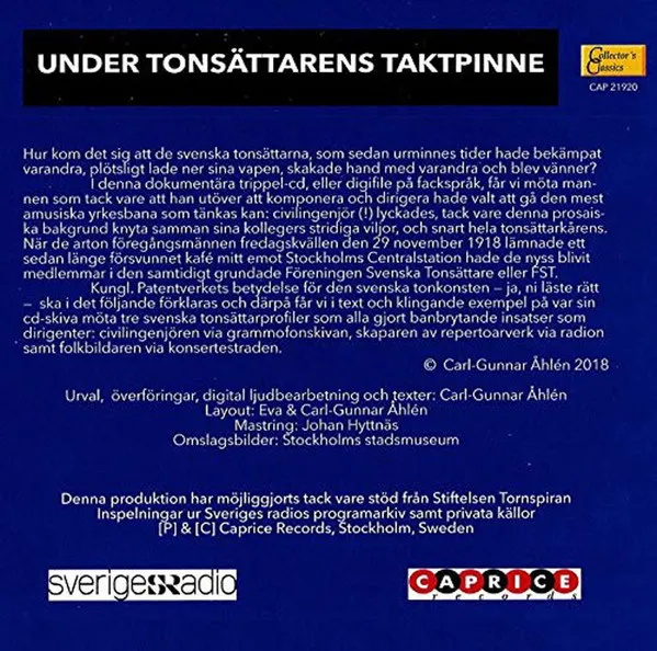 Under Tonsattarens Taktpinne
