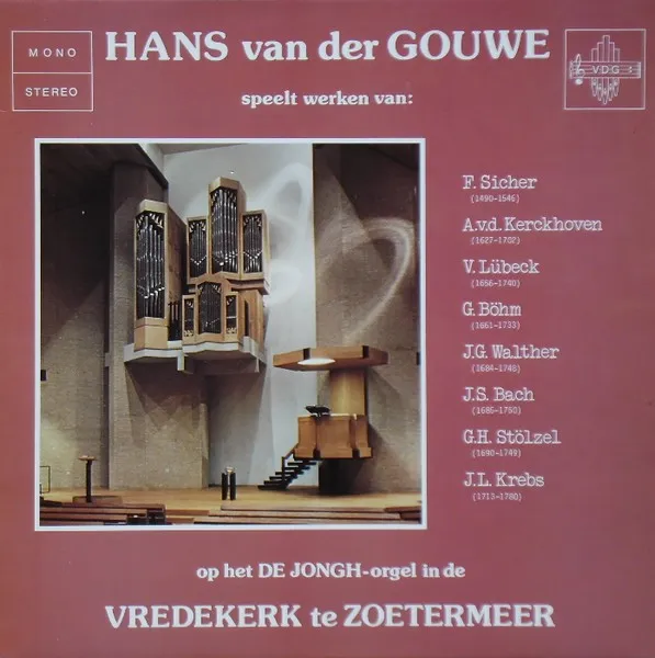 Bespeelt Het De Jongh-Orgel In De Vredekerk Te Zoetermeer