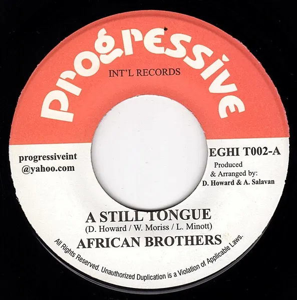 A Still Tongue / Rise Above Them All Dub