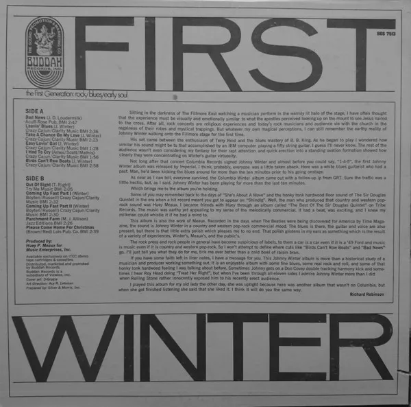 First Winter
