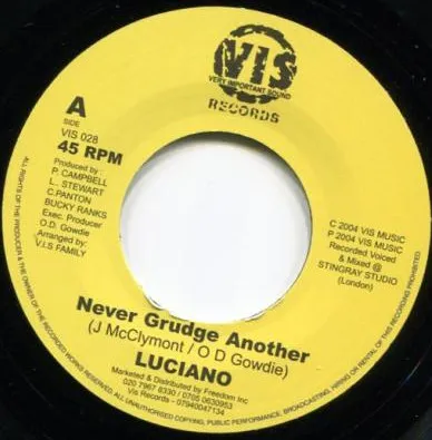 Never Grudge Another / Zion Way