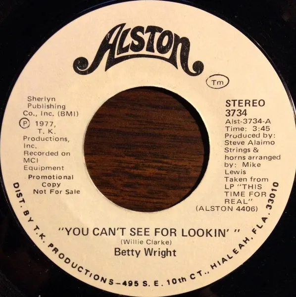 You Can't See For Lookin'