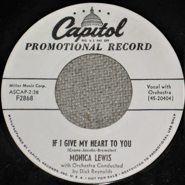 If I Give My Heart To You / When You're Near