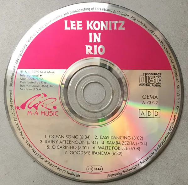Lee Konitz In Rio