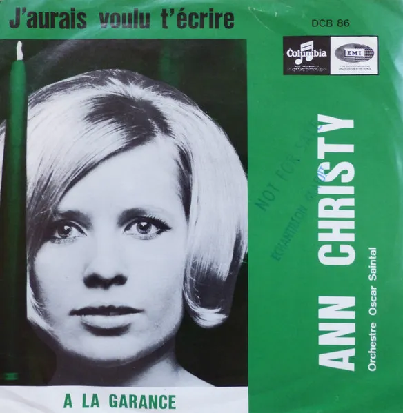 J'aurais Voulu T'écrire