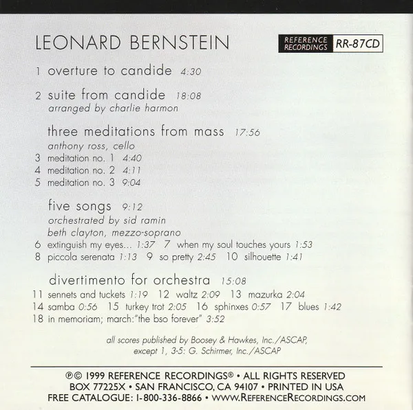 Bernstein: Candide Overture