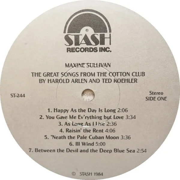 The Great Songs From The Cotton Club