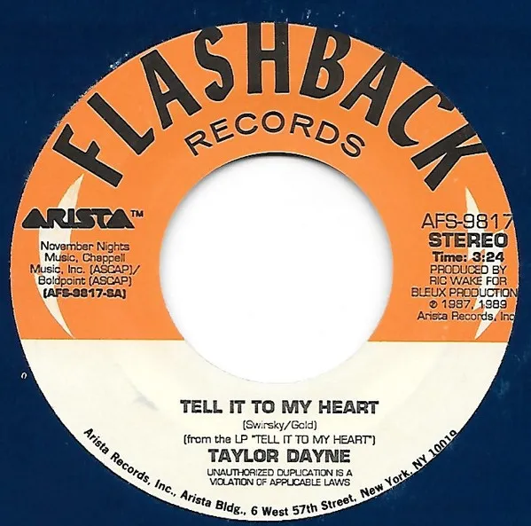 Tell It To My Heart / Prove Your Love