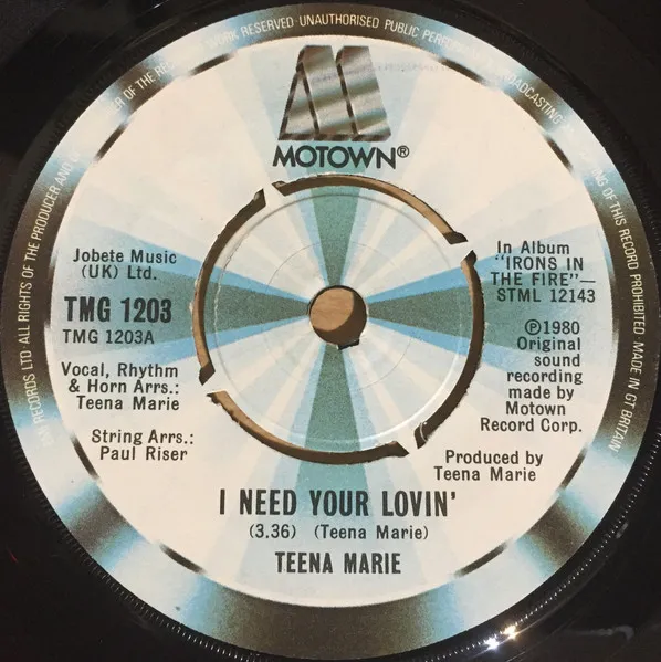 I Need Your Lovin'