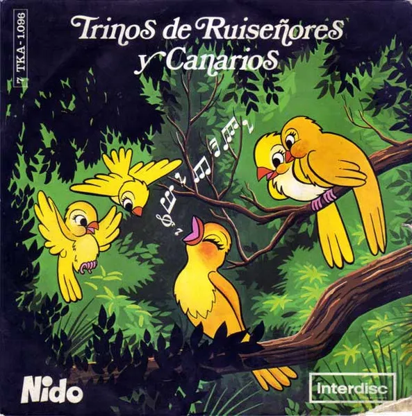 Trinos De Ruiseñores Y Canarios