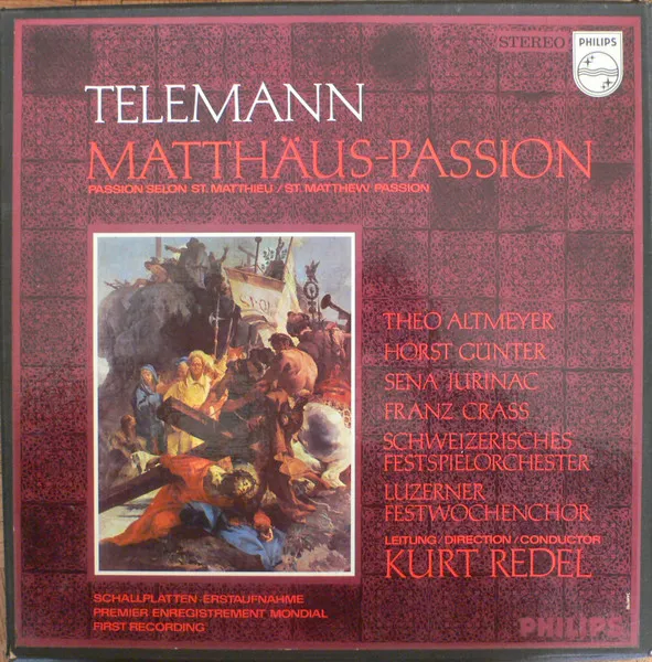 Matthäus-Passion / La Passion Selon St. Matthieu / St. Matthew Passion