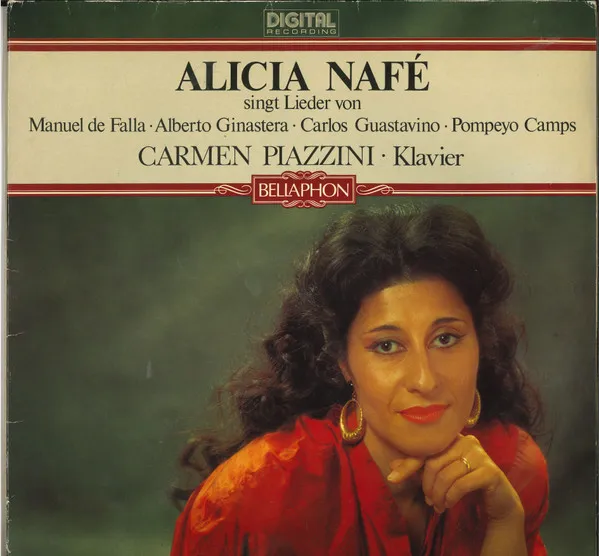 Alicia Nafe Singt Lieder von  Manuel de Falla, Alberto Ginastera, Carlos Guastavio, Pompeyo Camps