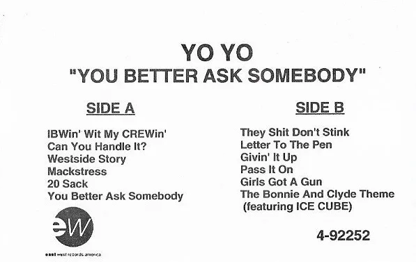 You Better Ask Somebody