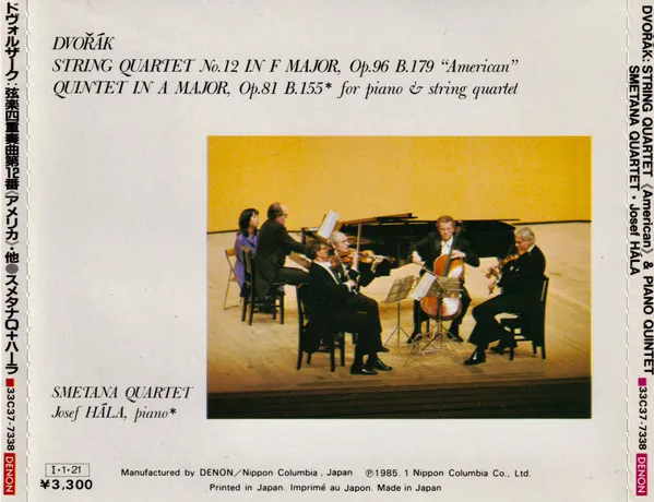 String Quartet No. 12 "American" - Piano Quintet In A Major Op. 81 Concert Live Recording