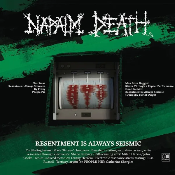 Resentment is Always Seismic - a Final Throw of Throes
