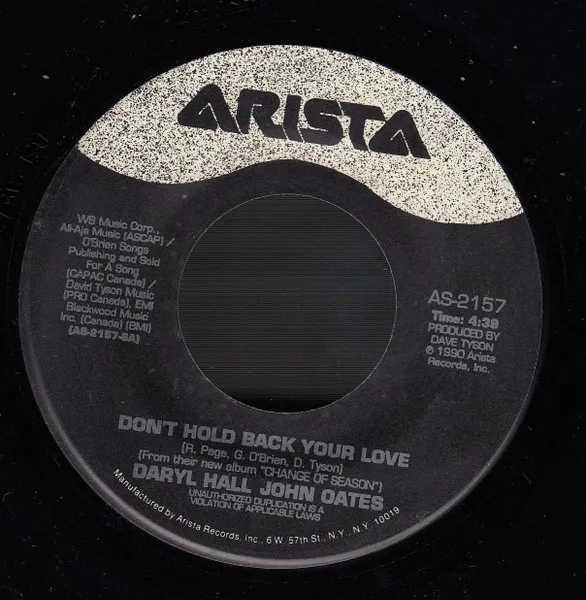 Don't Hold Back Your Love