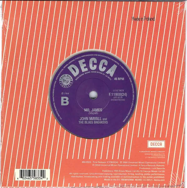 7-Crawling Up a Hill / Mr. James