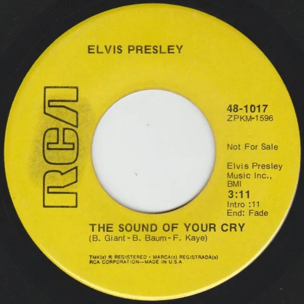The Sound Of Your Cry / It’s Only Love