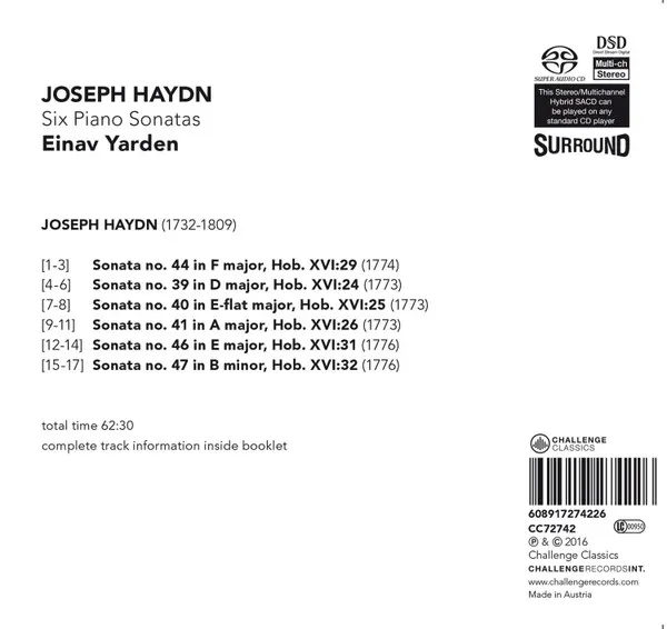 Six Piano Sonatas