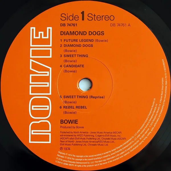 DIAMOND DOGS (2016 REMASTER)