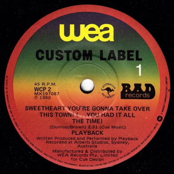 Sweetheart You're Gonna Take Over This Town (... You Had It All The Time)