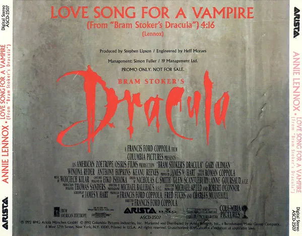 Love Song For A Vampire (From "Bram Stoker's Dracula")