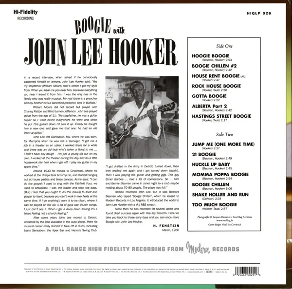 Boogie With John Lee Hooker