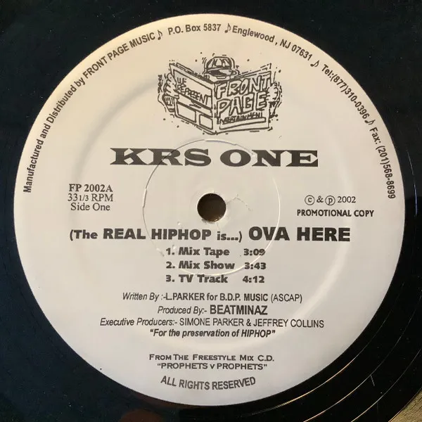 (The Real HipHop Is...) Ova Here / I Remember