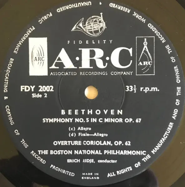 Symphony No 5 In C Minor And Overture Coriolan